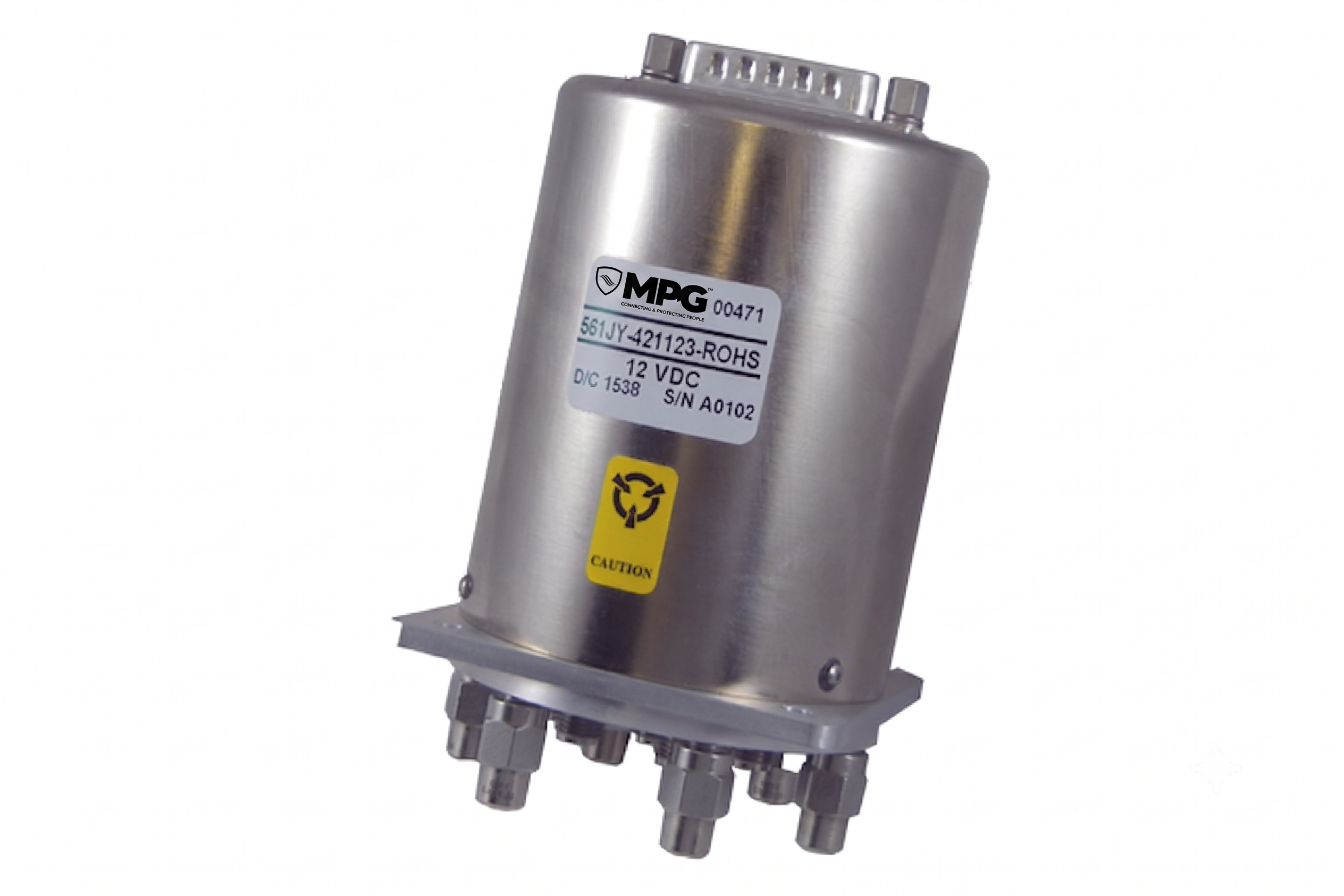 A Dow-Key Single Pole Multiple Throw Switch