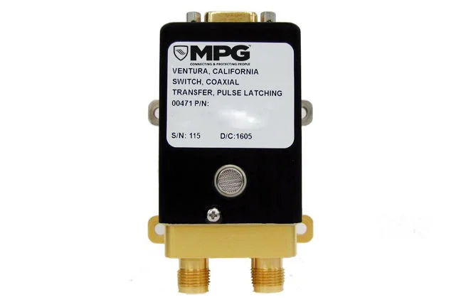 A Dow-Key Double Pole Double Throw Switch
